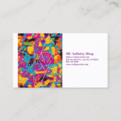 Es ist alles Abstrakt verbunden Visitenkarte (Rückseite)