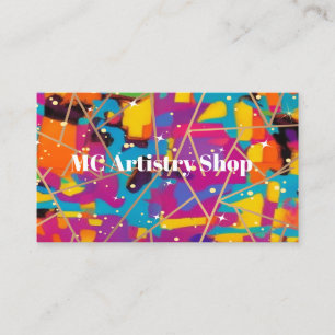 Es ist alles Abstrakt verbunden Visitenkarte