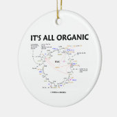 Es ist alles Bio (Krebs Zyklus-Spaß) Keramik Ornament (Links)