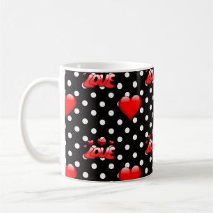 Es ist alles eine Liebe Niedliches Herz und stilvo Kaffeetasse