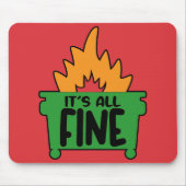 Es ist alles Feinstaubfeuer Mousepad (Vorne)