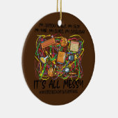 Es ist alles ganz schöne besondere Bildung Lehrer  Keramik Ornament (Rechts)