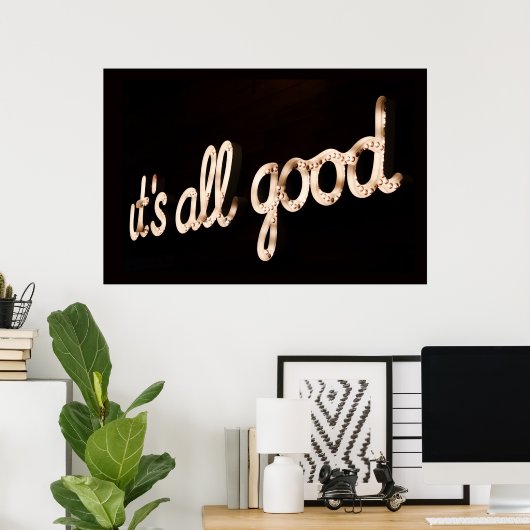 "ES IST ALLES GUT" POSTER (Heimbüro)