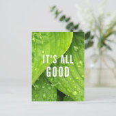 Es ist alles gut. postkarte (Stehend Vorderseite)