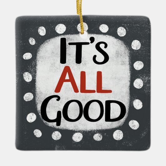 Es ist alles Gute Ornament (Vorderseite)