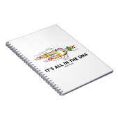 Es ist alles im DNA Molekularbiologie-Spaß Notizblock (Rechte Seite)