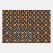 Es ist alles Louis! Designer Halloween Geschenkpapier Set (Vorderseite 3)