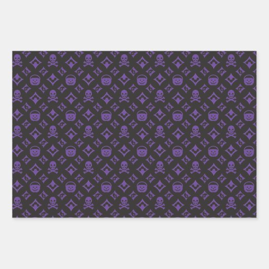 Es ist alles Louis! Designer Halloween Geschenkpapier Set (Vorderseite 2)