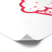 Es ist alles oder Muffin Motivierend Backdruck Poster (Ecke)