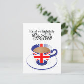 Es ist alles so beängstigend britisch postkarte (Stehend Vorderseite)