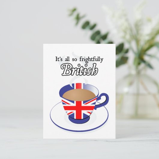 Es ist alles so beängstigend britisch postkarte (Stehend Vorderseite)