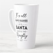 Es ist alles Spaß & Spiele, bis santa Karos das Üb Milchtasse (Linke Ecke)