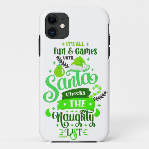 ES IST ALLES SPASS UND SPIELE BIS SANTA.. lustig Case-Mate iPhone Hülle