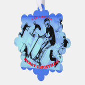 Es ist alles über den Scooter - Scooter-Rider Ornament Karte (Linke Ecke)