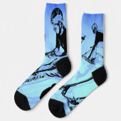 Es ist alles über den Scooter! - Scooter Trick Soc Socken (Linkes Detail)