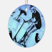 Es ist alles über den Scooter! - Scooter Tricks Keramik Ornament (Links)