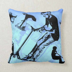 Es ist alles über den Scooter! - Scooter Tricks Kissen