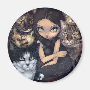 "Es ist alles über die Katzen" Magnet