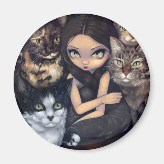 "Es ist alles über die Katzen" Magnet