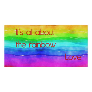 Es ist alles über die Regenbogenliebe 03 Poster