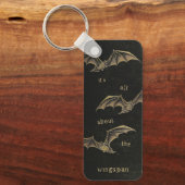 Es ist alles über die Wingspan / Fledermäuse Jungs Schlüsselanhänger (Vorderseite)