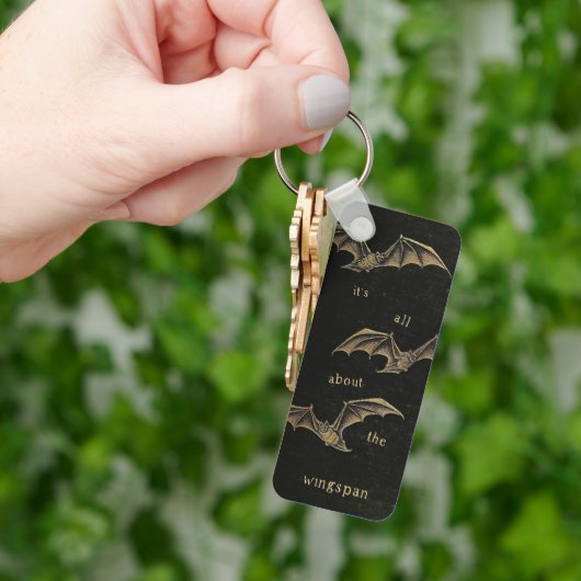 Es ist alles über die Wingspan / Fledermäuse Jungs Schlüsselanhänger (Hand)