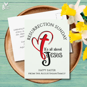 ES IST ALLES ÜBER JESUS Christliches Ostern  Feiertagspostkarte