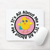 Es ist alles über mich kick (pink) mousepad (Mit Mouse)