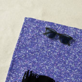 Es ist alles über Tanz! Glitzer Beach Handtuch (Beispiel)