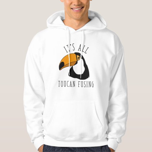 Es ist alles, was der Toucan verblasst Hoodie (Vorderseite)