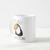 Es ist alles, was der Toucan verblasst Kaffeetasse (Vorderseite Links)