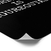 Es ist alles witzig poster (Ecke)