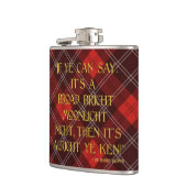 Es ist Alricht, Ye Ken! - Sir Harry Lauder Flachmann (Links)