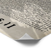 Es ist Alright Ma Shadow Song Lyric Wall Art Print Poster (Ecke)