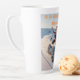 Es ist an der Zeit, dass ich mir ein Geschenk beso Milchtasse