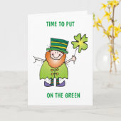 ES IST AN DER ZEIT, DIE GRÜNE KARTE ANZULEGEN (Gelbe Blume)