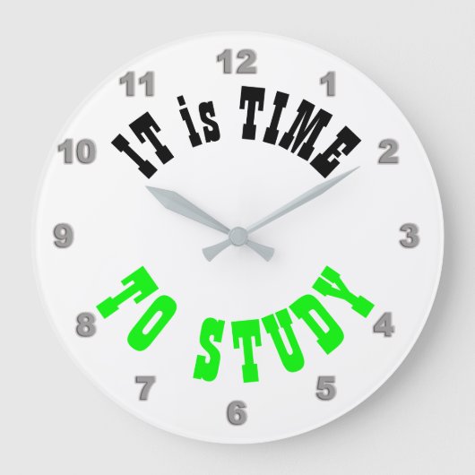 Es ist an der Zeit, die Uhr zu studieren (Vorderseite)