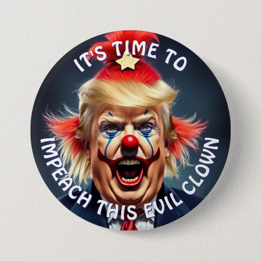 Es ist an der Zeit, diesen bösen Clown groß zu imp Button (Vorderseite)