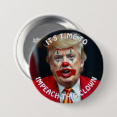 Es ist an der Zeit, diesen Clown groß zu implizier Button (Vorne & Hinten)