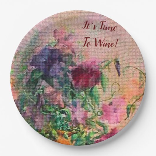 Es ist an der Zeit, Napkins zu weinen Pappteller (Vorderseite)