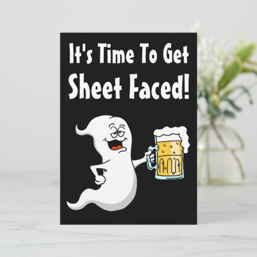 Es ist an der Zeit, sich einem Blatt gegenüber lus Einladung (Stehend Vorderseite)