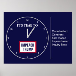 Es ist an der Zeit, Trumps Amtsenthebung durch den Poster
