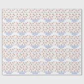 Es ist an der Zeit, zu feiern Geschenkpapier (Flach)