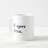 Es ist angenehm, nichts zu tun kaffeetasse (Vorderseite Links)