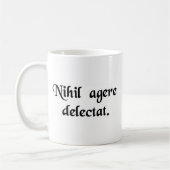 Es ist angenehm, nichts zu tun kaffeetasse (Links)