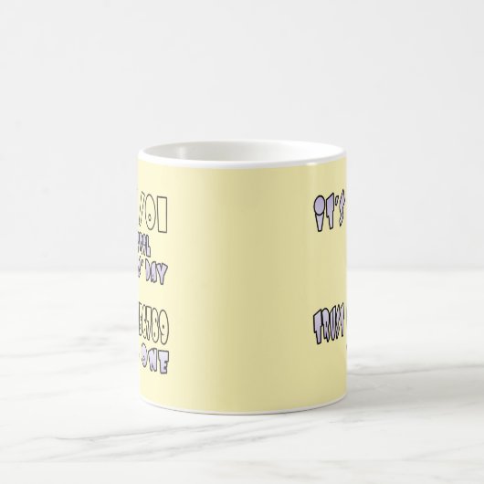 Es ist Aprilscherz Kaffeetasse (Mittel)