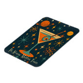 Es ist Atomic Martini Time Cosmic Stars Magnet (Linke Seite)