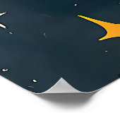 Es ist Atomic Martini Time Cosmic Stars Poster (Ecke)