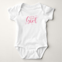 Es ist Baby Girl Niedlich Schnuller Fun Gender Rev