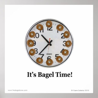 Es ist Bagel Time! Poster